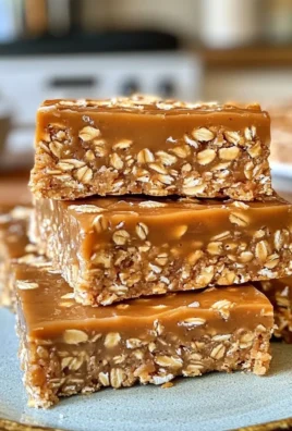 No-Bake Peanut Butter Oatmeal Bars
