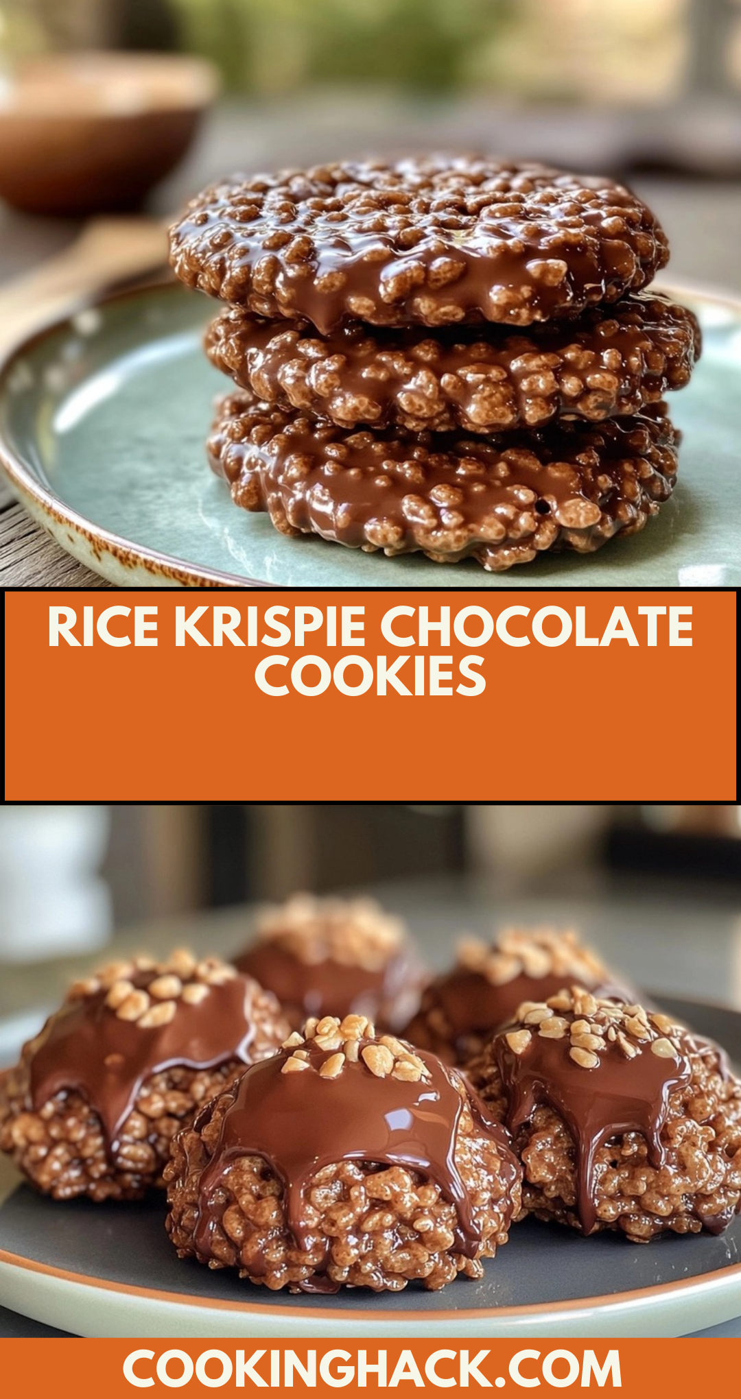 Rice Krispie Chocolate Cookies