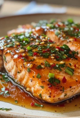 Honey Harissa Glazed Salmon