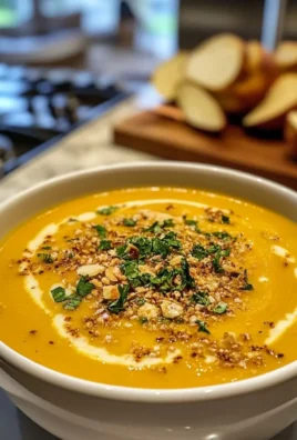Roasted Butternut Squash & Apple Soup