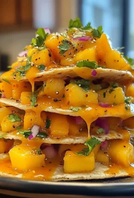 Mango Habanero Ceviche Tostadas