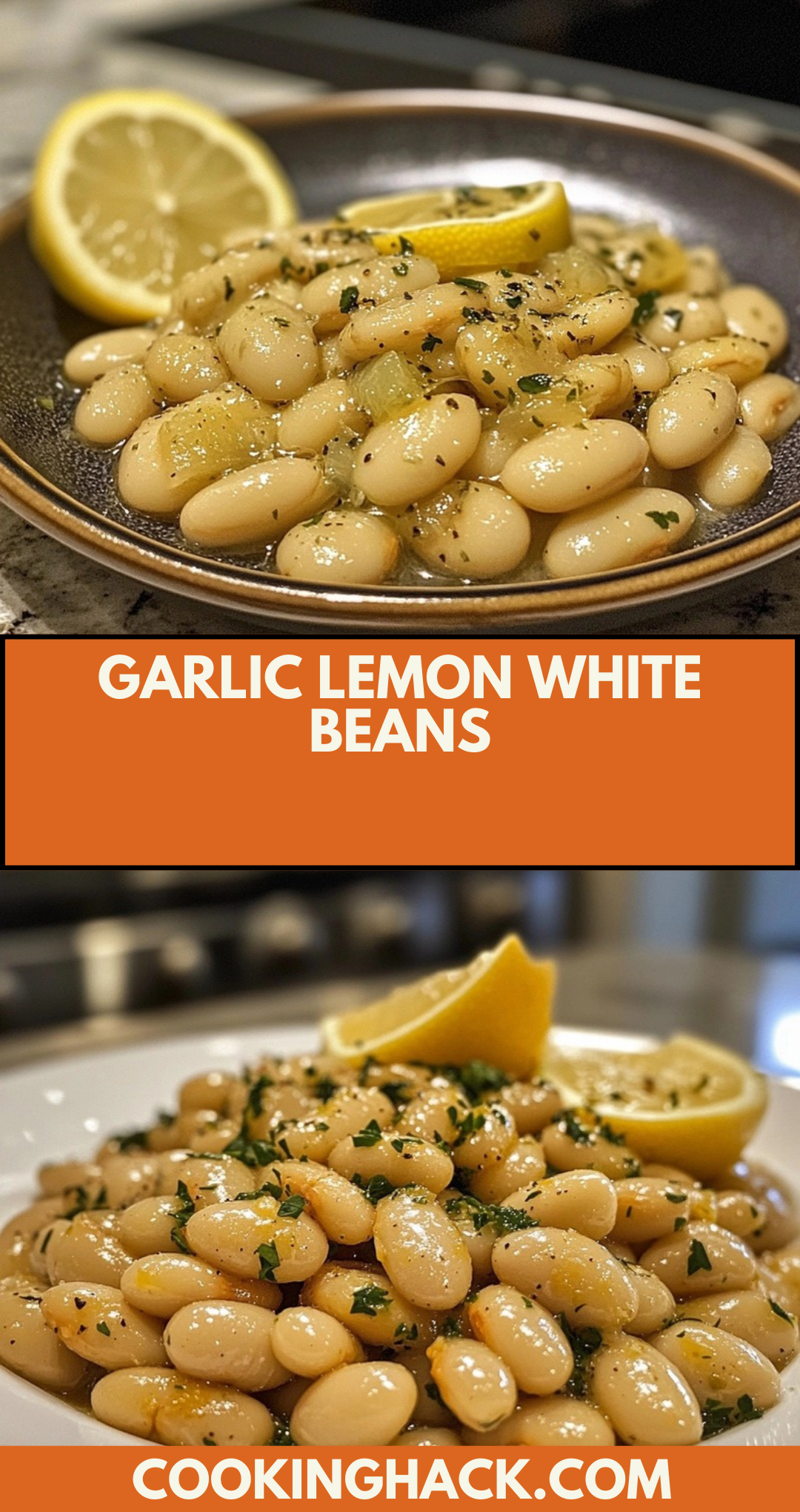 Garlic Lemon White Beans