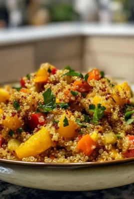 Warm Quinoa Vegetable Salad
