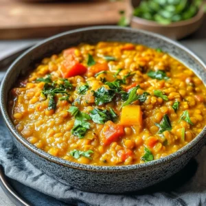 Instant Pot Fiber-Rich Lentil & Turmeric Stew