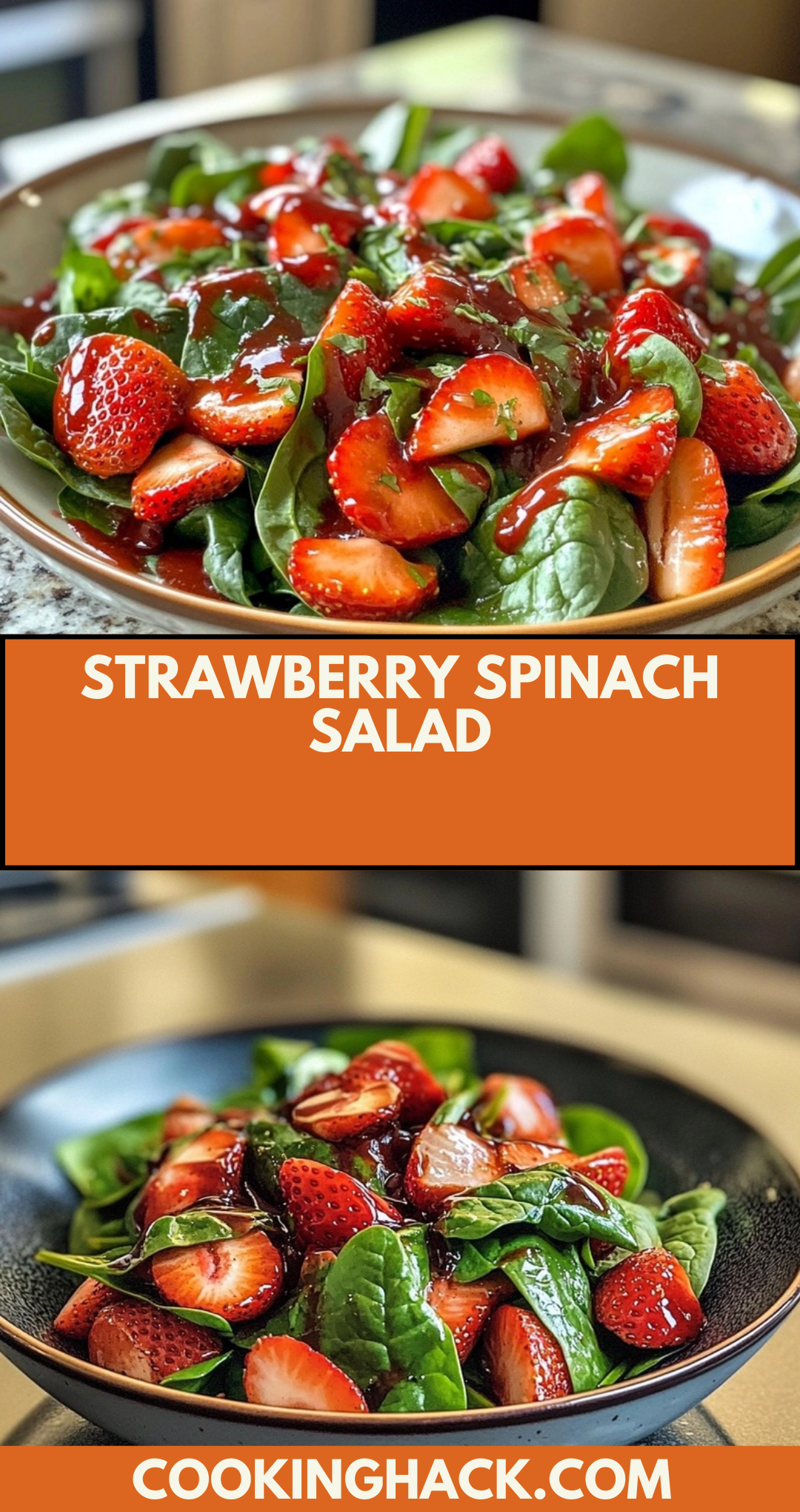 Strawberry Spinach Salad
