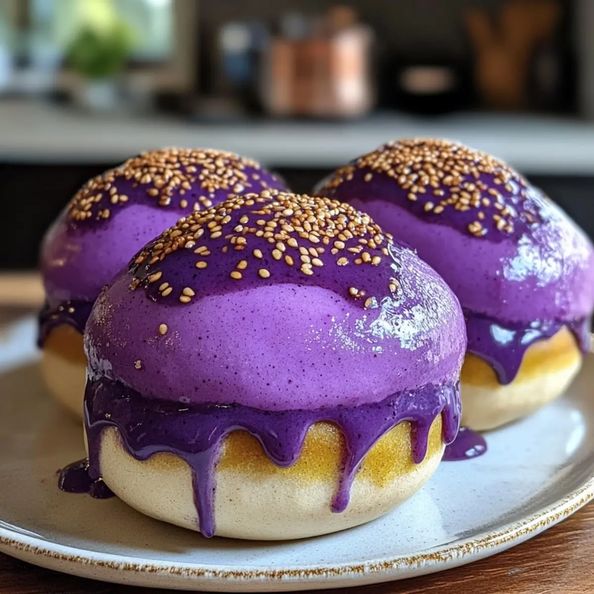 Ube Halaya Purple Yam Buns