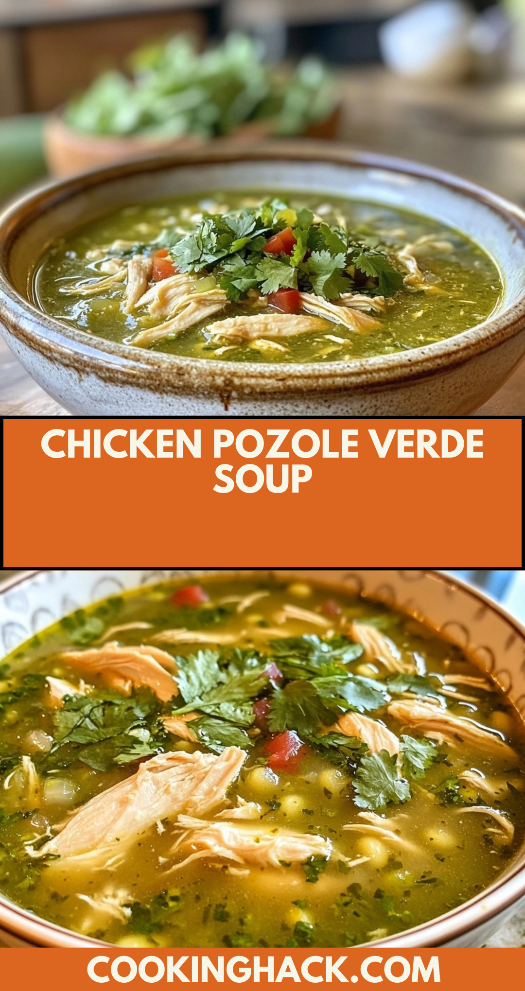 Chicken Pozole Verde Soup