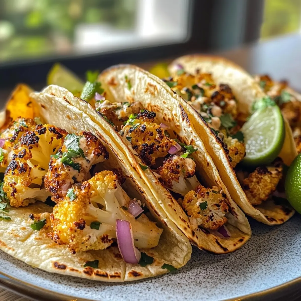 Roasted Cauliflower Tacos