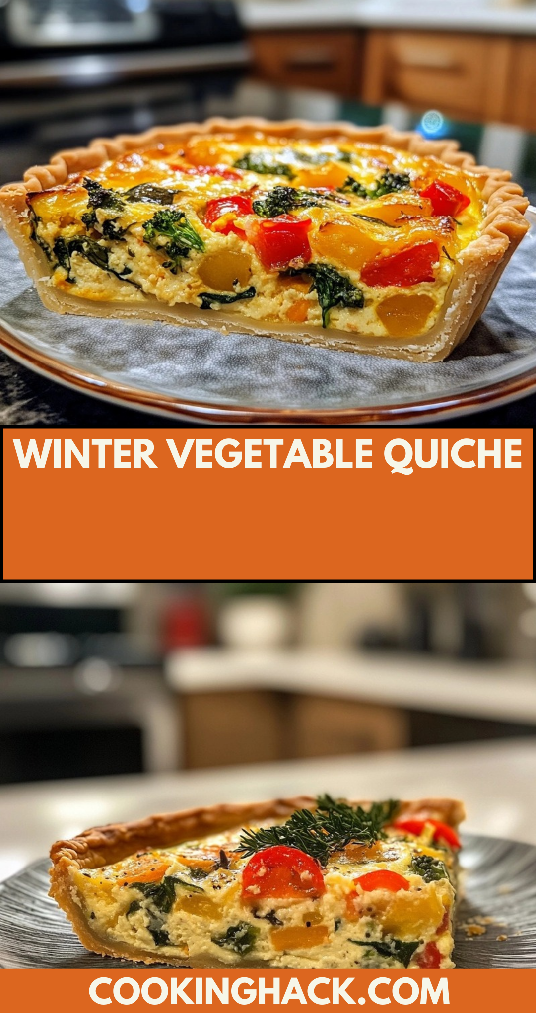 Winter Vegetable Quiche