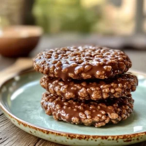 Rice Krispie Chocolate Cookies