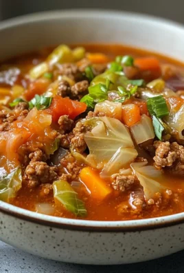 ground beef and cabbage soup