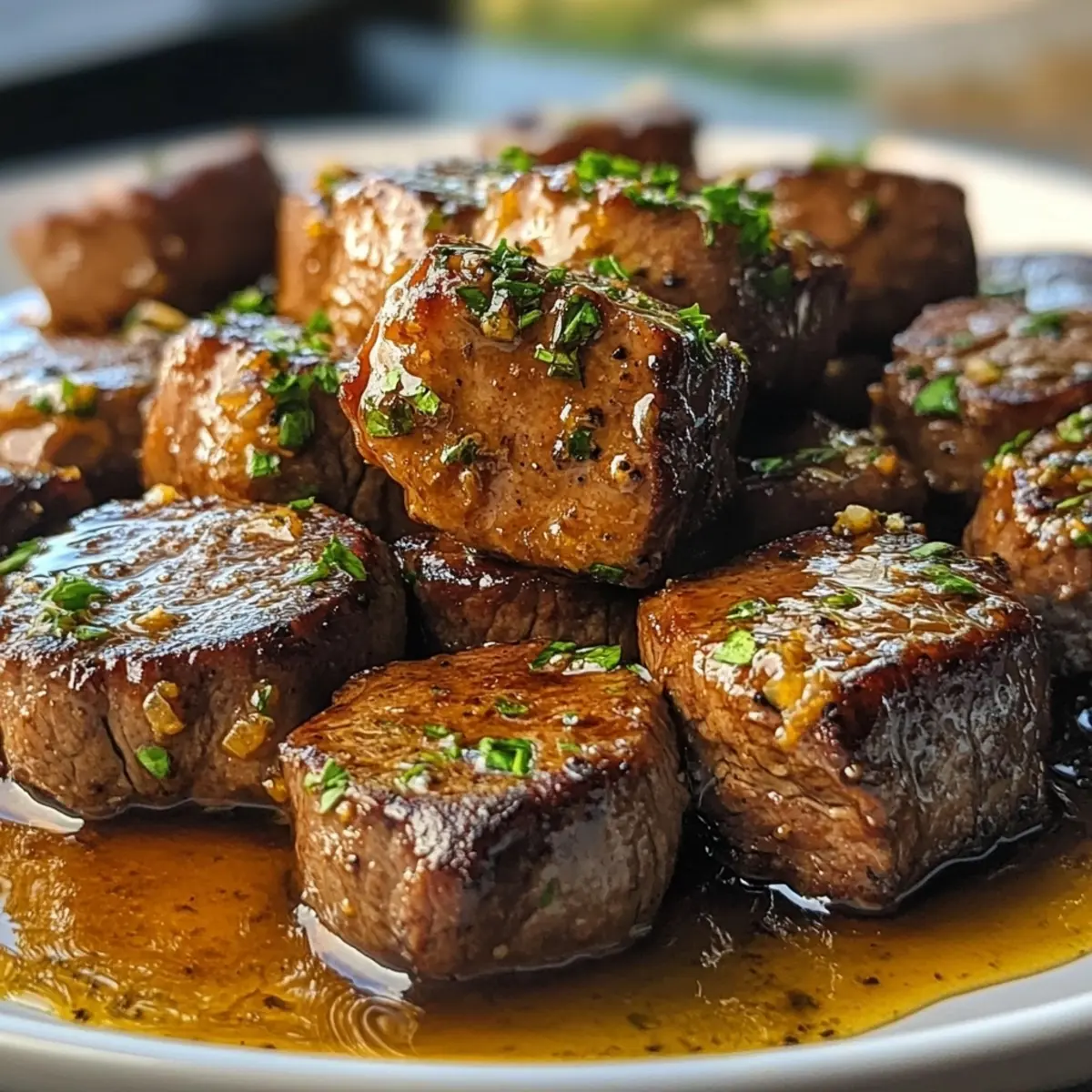 Garlic Butter Steak Bites